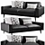 Elegant Boconcept Carlton Sofa 3D model small image 2