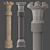 Persian Column: Elegant Architectural 3D Model 3D model small image 2