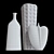 Elegant Vases Set for Home 3D model small image 2