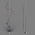 Modern String Pendant Light 3D model small image 3