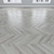 Parquet Oak: Herringbone, Linear, Chevron 3D model small image 4