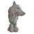 Wild Spirit Wolf Sculpture 3D model small image 4