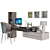 Versatile Work Desk for Optimal Productivity 3D model small image 7