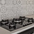 NeoClassic Dark Gray 20-Piece Kitchen Set 3D model small image 4