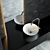 Modern 180cm Bathroom Furniture 3D model small image 3