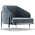 Classic Comfort: Oxford Armchair 3D model small image 2