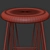 Black Bar Stool 3D model small image 4