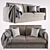 Ivy Sofa Bed: Sleek & Comfy 3D model small image 1