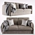 Ivy Sofa Bed: Sleek & Comfy 3D model small image 3