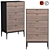 Verona High Chest of Drawers 3D model small image 1