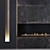 Elegant Fireglow: Decorative Fireplace Light 3D model small image 2