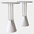 Delcourt Tee Side Table: Sleek Elegance 3D model small image 2
