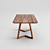 Modern Scandinavian Cress Dining Table 3D model small image 3