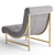 Jumbo Marquise Lounge Chair: Luxurious Comfort 3D model small image 3