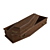 Elegant Crimson Coffin 3D model small image 2