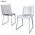 Sleek Waltz Plus Chairs 3D model small image 4