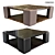 Modern Rubix Coffee Table: Sleek Design & Versatile Functionality 3D model small image 1