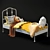 Ikea Sagstua/Luröy Bed - Stylish & Versatile 3D model small image 4