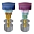 Déjà-Vu Bar Stools: Modern Elegance 3D model small image 5