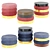 Adjustable Color Velvet Poufs 3D model small image 2