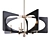 Elegant Alscar Chandelier: Modern Chic Illumination 3D model small image 1