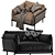 Globewest Natadora Leather Armchair: Stylish Comfort 3D model small image 3