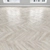 Premium Parquet Oak: Herringbone, Linear, Chevron 3D model small image 4