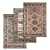 Versatile High-Quality Carpet Set 3D model small image 1