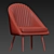 Audrey Tub Lounge Chair 3D model small image 2