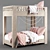 Corona Twin-Over-Twin Bunk Bed 3D model small image 3