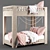 Corona Twin-Over-Twin Bunk Bed 3D model small image 8