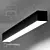 Sleek Black Linear Lamp by HOKASU 3D model small image 1