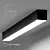 Sleek Black Surface-Mounted Linear Lamp 3D model small image 1