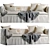 Boho Chic 240cm Sofas by Maison de Vacances 3D model small image 1