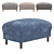 Versatile Narvik Ottoman: Aura Interiors (Russia) 3D model small image 3