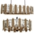 Luminara 25-Light Candela Chandelier 3D model small image 1