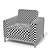 Cozy Reclining Armchair 3D model small image 3