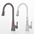 Sleek Sinema High Arc Kitchen Faucet 3D model small image 4