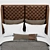 Sleek Leather Memphis Bed 3D model small image 3