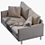 Modular Loveseat, Versatile Design 3D model small image 4