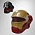 Iron Hero Motorcycle Helmet 3D model small image 2