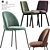 Modern Minimalist Dining Chair 3D model small image 1