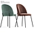 Modern Minimalist Dining Chair 3D model small image 2