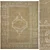 Hand-Knotted Wool Rug 3D model small image 1