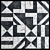 Bianco Nero Lappated Ceramic Tiles - Striking Black and White Marble Effect Tiles 3D model small image 1