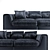 Luxurious Fendi Casa Sofa: Unrivalled Elegance 3D model small image 2