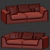 Luxurious Fendi Casa Sofa: Unrivalled Elegance 3D model small image 3