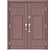 Double-Leaf Entry Door 3D model small image 1