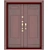 Double-Leaf Entry Door 3D model small image 2