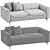 Sleek Boconcept Parma: Modern Elegance for Your Space 3D model small image 4